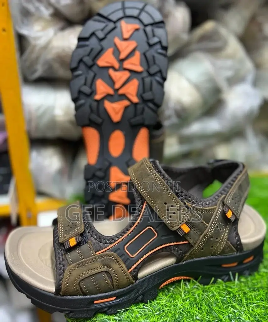 Leather Men Open Shoes 40-44