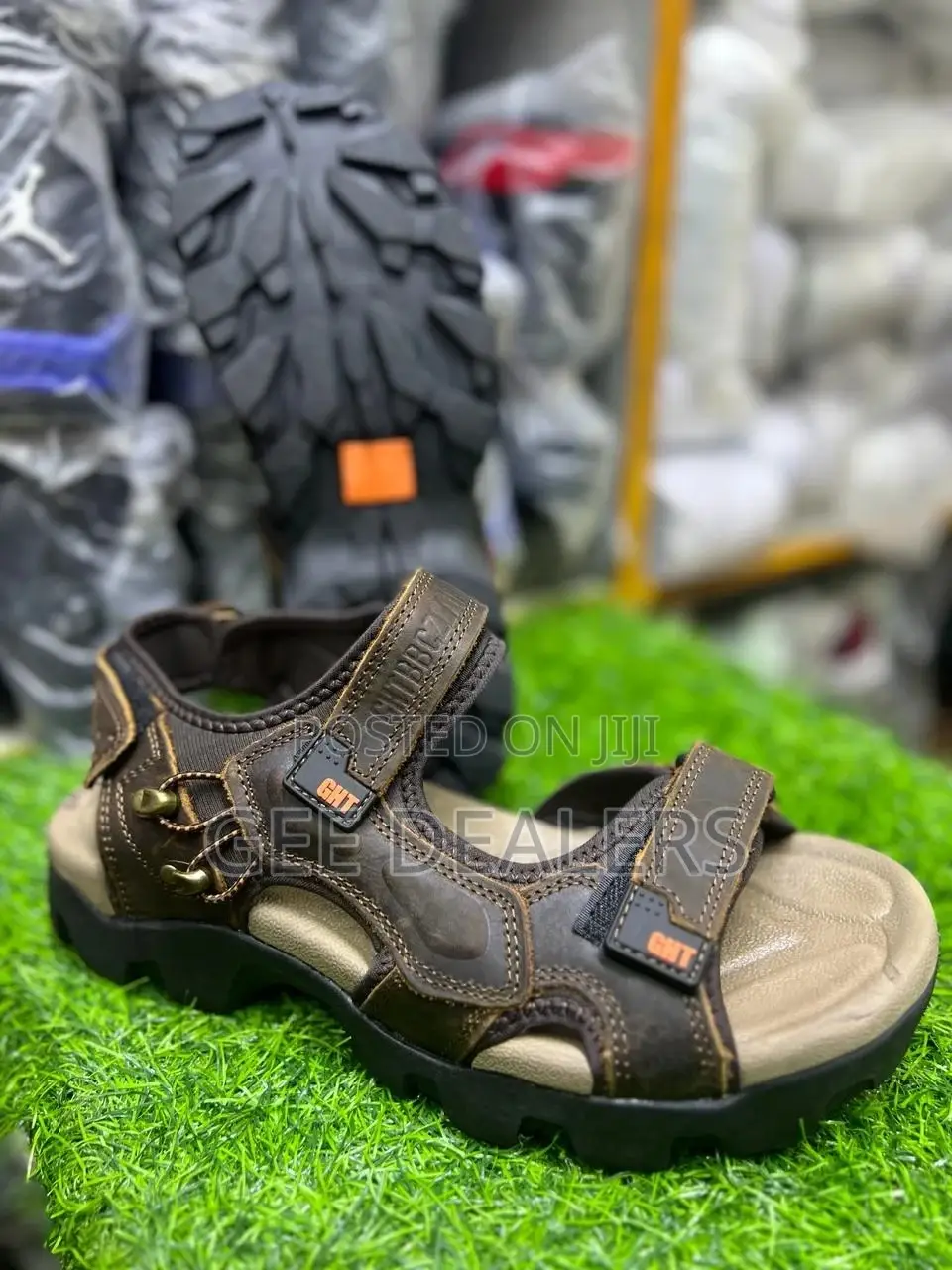Leather Men Open Shoes 40-45