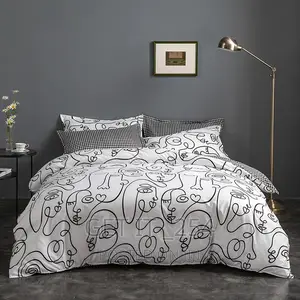 *Abstract Print Duvet Cover* Material: Soft Luxurious