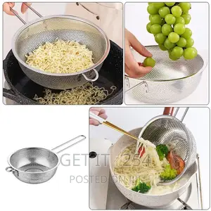 One Handle Stainlesd Steel Strainer 19.5cm