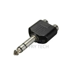 Male Stereo to 2 Dual RCA Female Y Splitter Audio