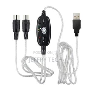 USB to MIDI 5pin Cable Converter for Piano Electronic - thumbnail 2
