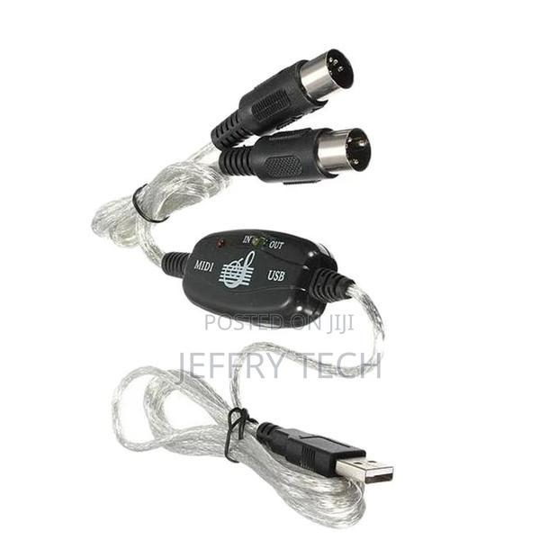 USB to MIDI 5pin Cable Converter for Piano Electronic - thumbnail 3
