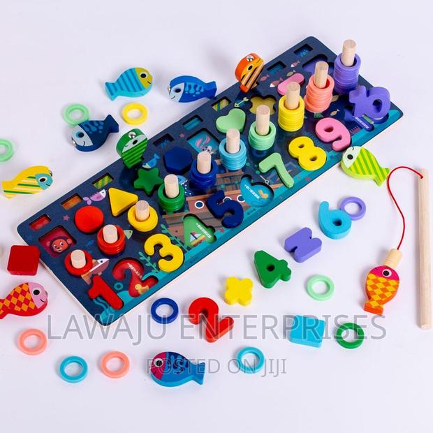 Montessori Magnetic Fishing Board