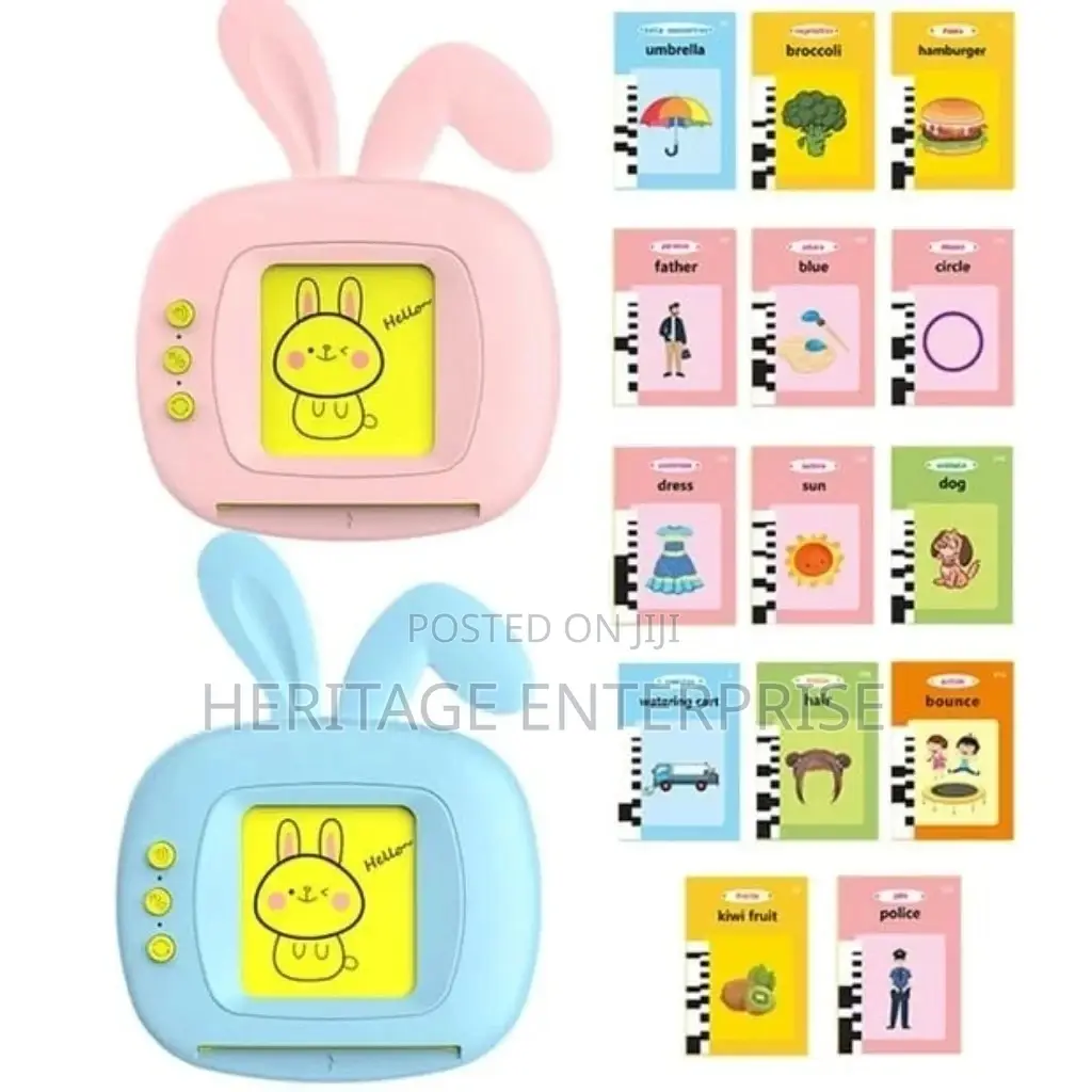 Flash Card With 2 Cards for Educational.