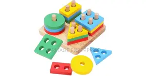 Children Color Figure Learning Stackable