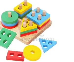 Rainbow Towers Color Figure Learning Stackable.