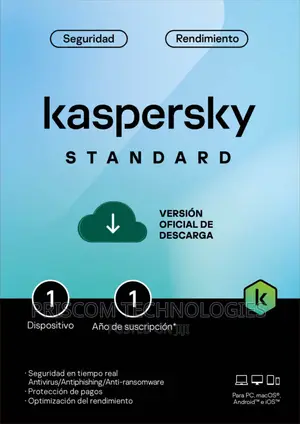 Kaspersky Standard 1 Device- Latest Kaspersky Antivirus New