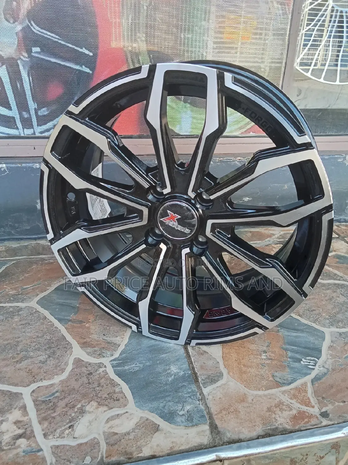 Rims Size 15 Sports Black Silver