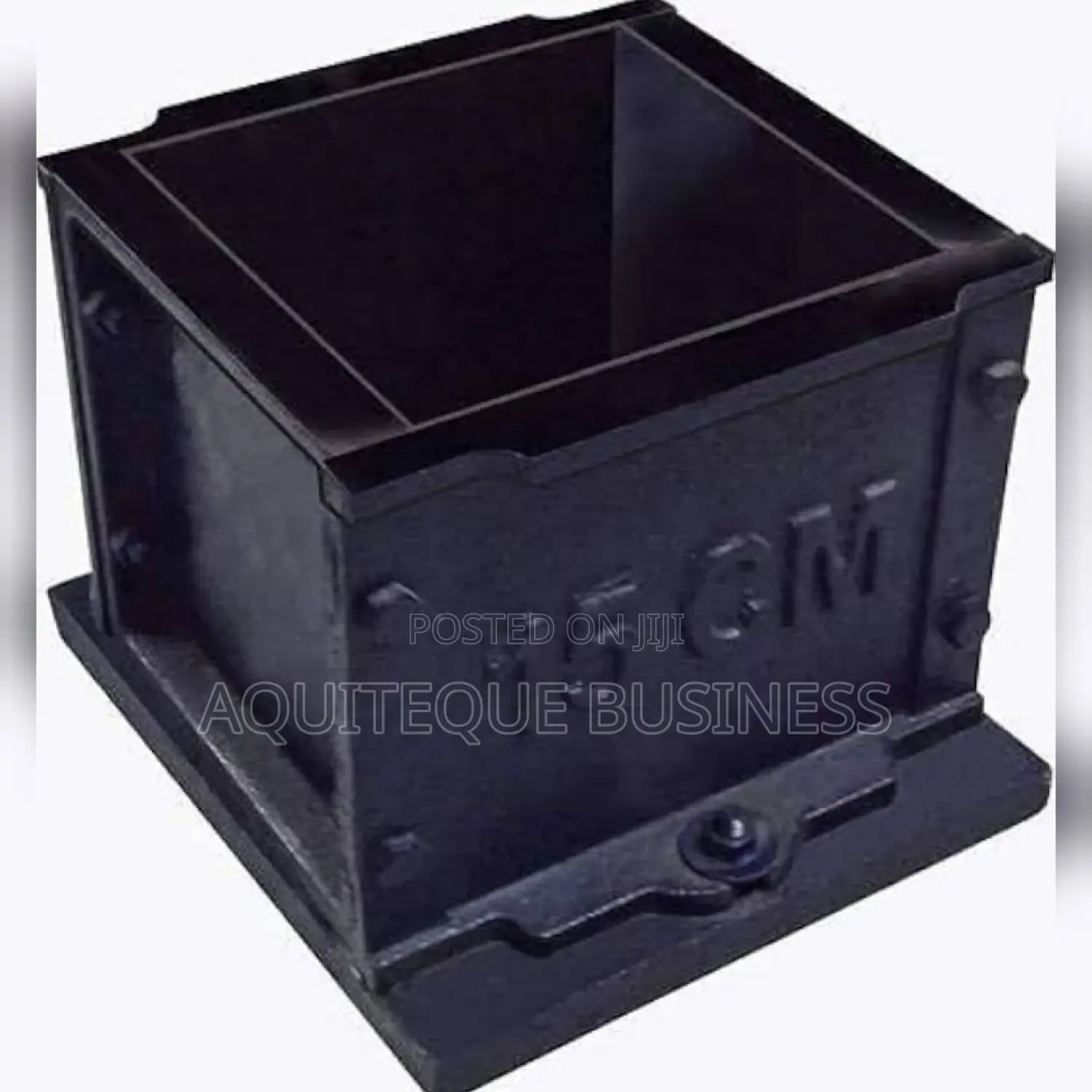 Concrete Text Cube . Heavy Duty
