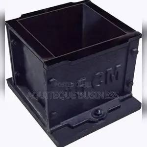 Concrete Text Cube . Heavy Duty