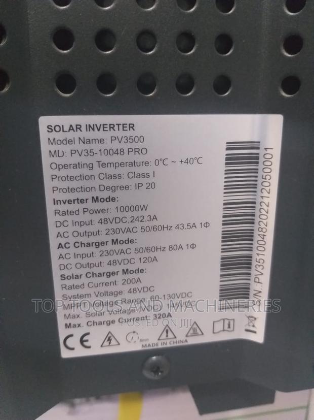 Must 10kva 48V 100amps 250vdc Smart Low Frequency Inverter - thumbnail 3