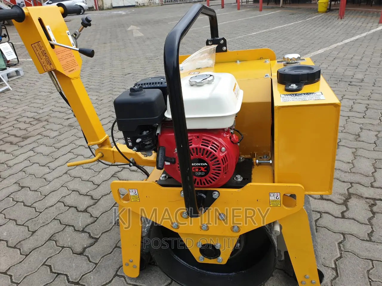 Heavy Duty Single Roller Drum Honda Powered Engine