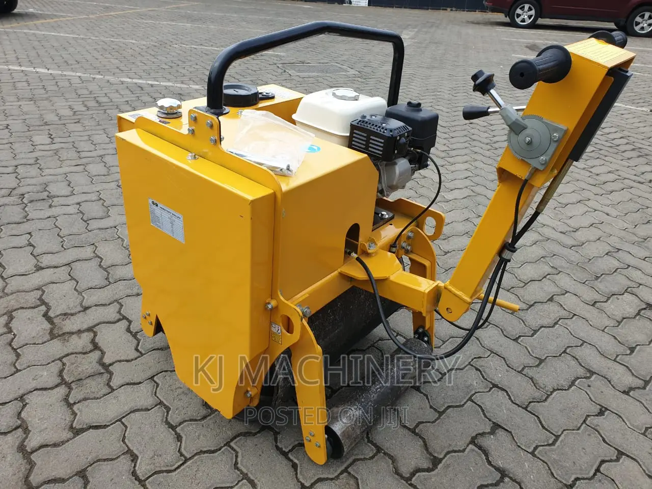 Heavy Duty Single Roller Drum Honda Powered Engine