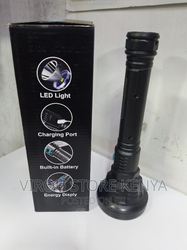 LED Flashlight Security Torch With Battery Capacity Display - thumbnail 3