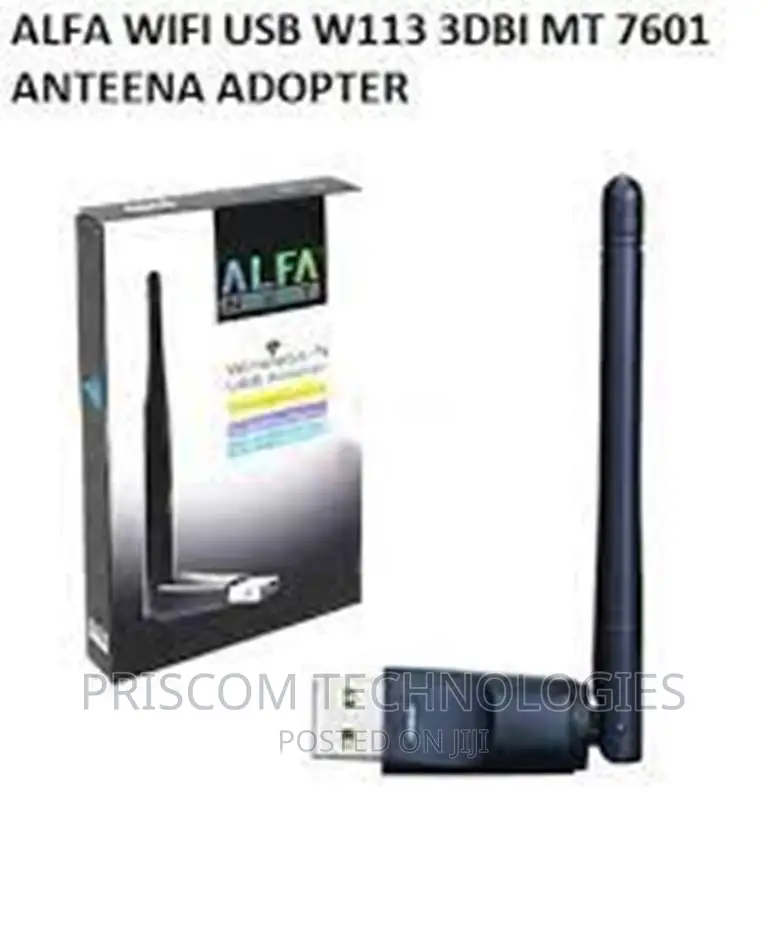 Alfa USB Wireless Adapter With Antenna, ALFA Wifi Antennas