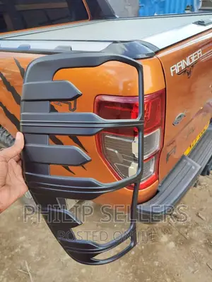 Ford Ranger Matte Black Headlight and Backlight Lamp Covers