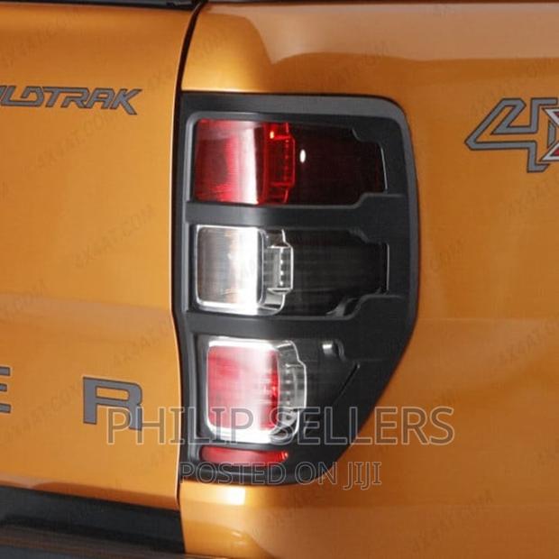 Ford Ranger 2012-2019 Black Rear Light Covers - main view