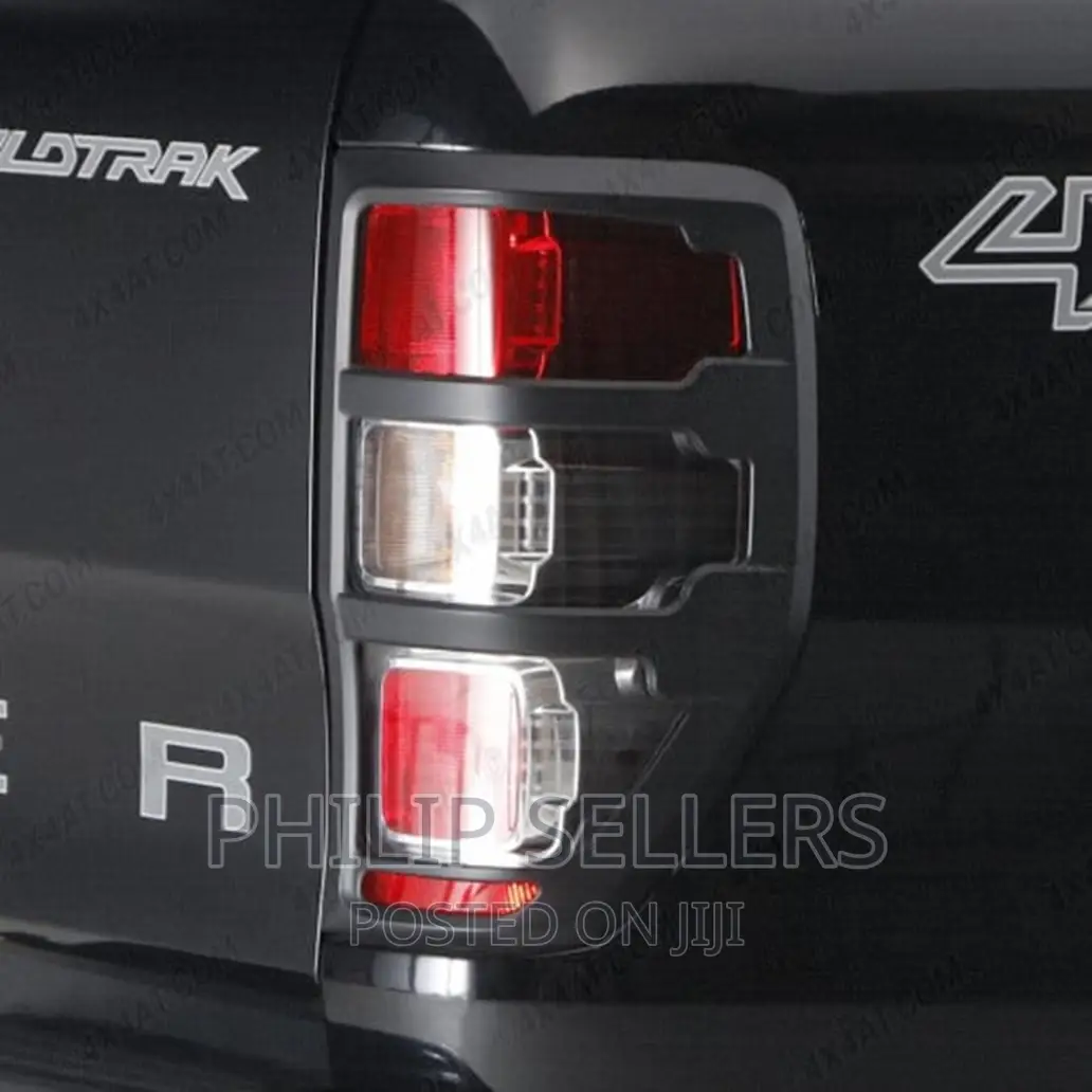 Ford Ranger 2012-2019 Black Rear Light Covers