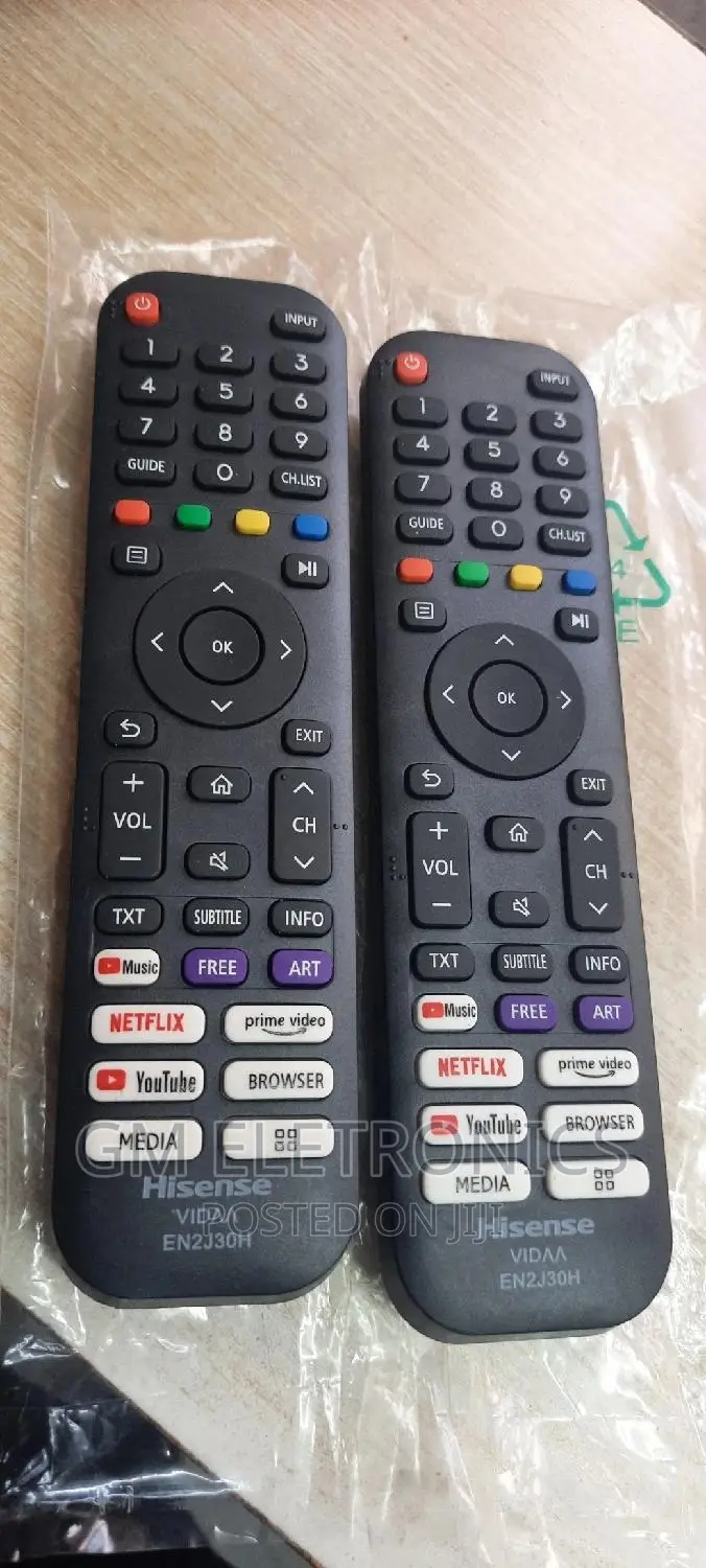 New Replacement Remote for Hisense Vidaa Smart Tv.