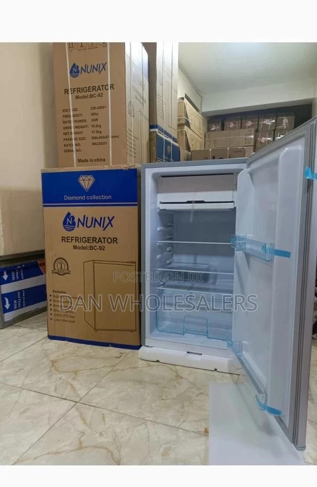 92ltrs High Quality Refrigerator-Nunix Silver - main view