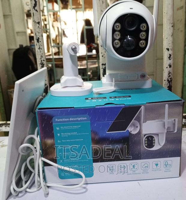 Solar Powered Smart Alarm PTZ Security Camera - thumbnail 2