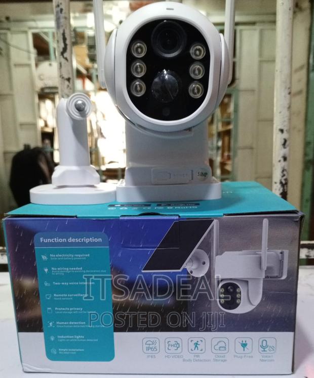 Solar Powered Smart Alarm PTZ Security Camera - thumbnail 3