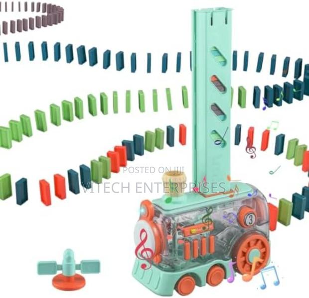 Kids Domino Train Toy - main view