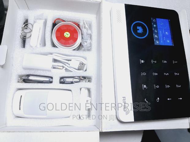 Wifi Intelligent Alarm System - main view