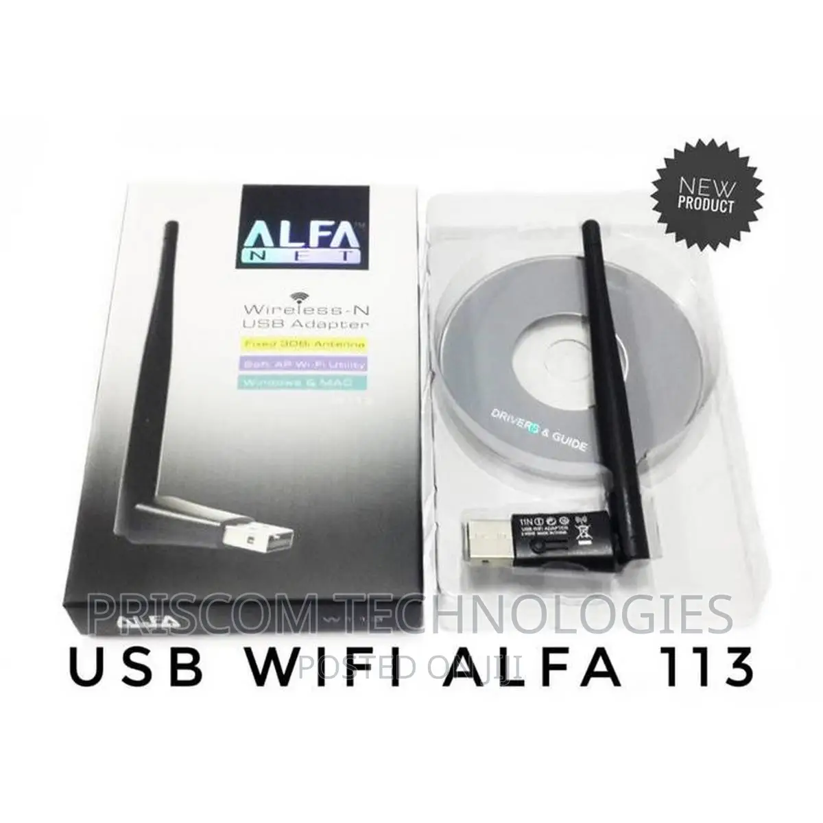 Alfa Net Wifi Adaptor / Usb Wifi Dongle, Alfa Network Wifi