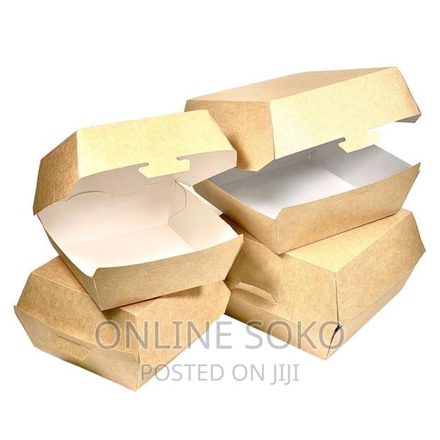 Kraft Take Away Burger Boxes - 10 PCS