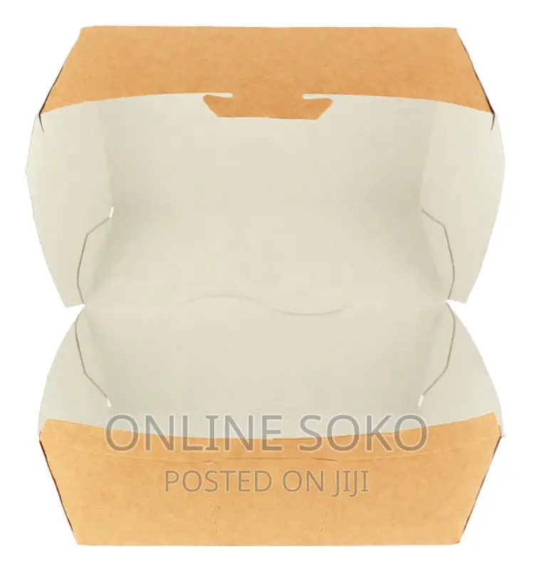 Kraft Take Away Burger Boxes - 10 PCS