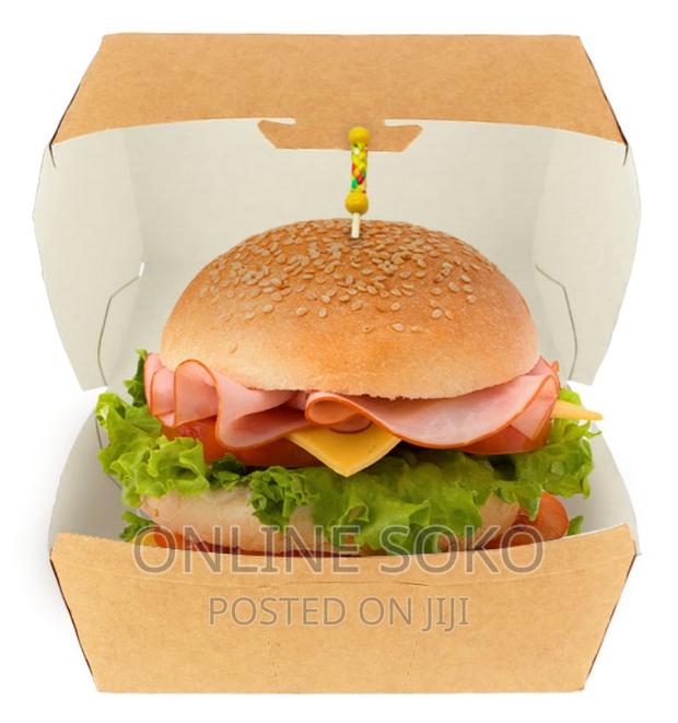Kraft Take Away Burger Boxes - 10 PCS - thumbnail 4