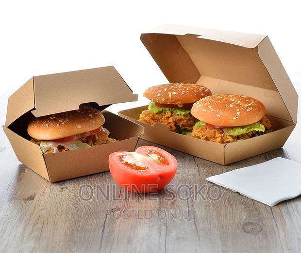 Kraft Take Away Burger Boxes - 10 PCS - thumbnail 5