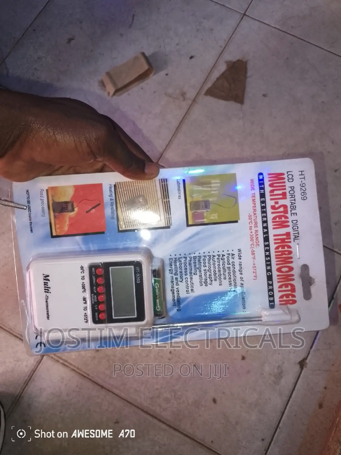 High Temperature Multi- Stem Thermometer