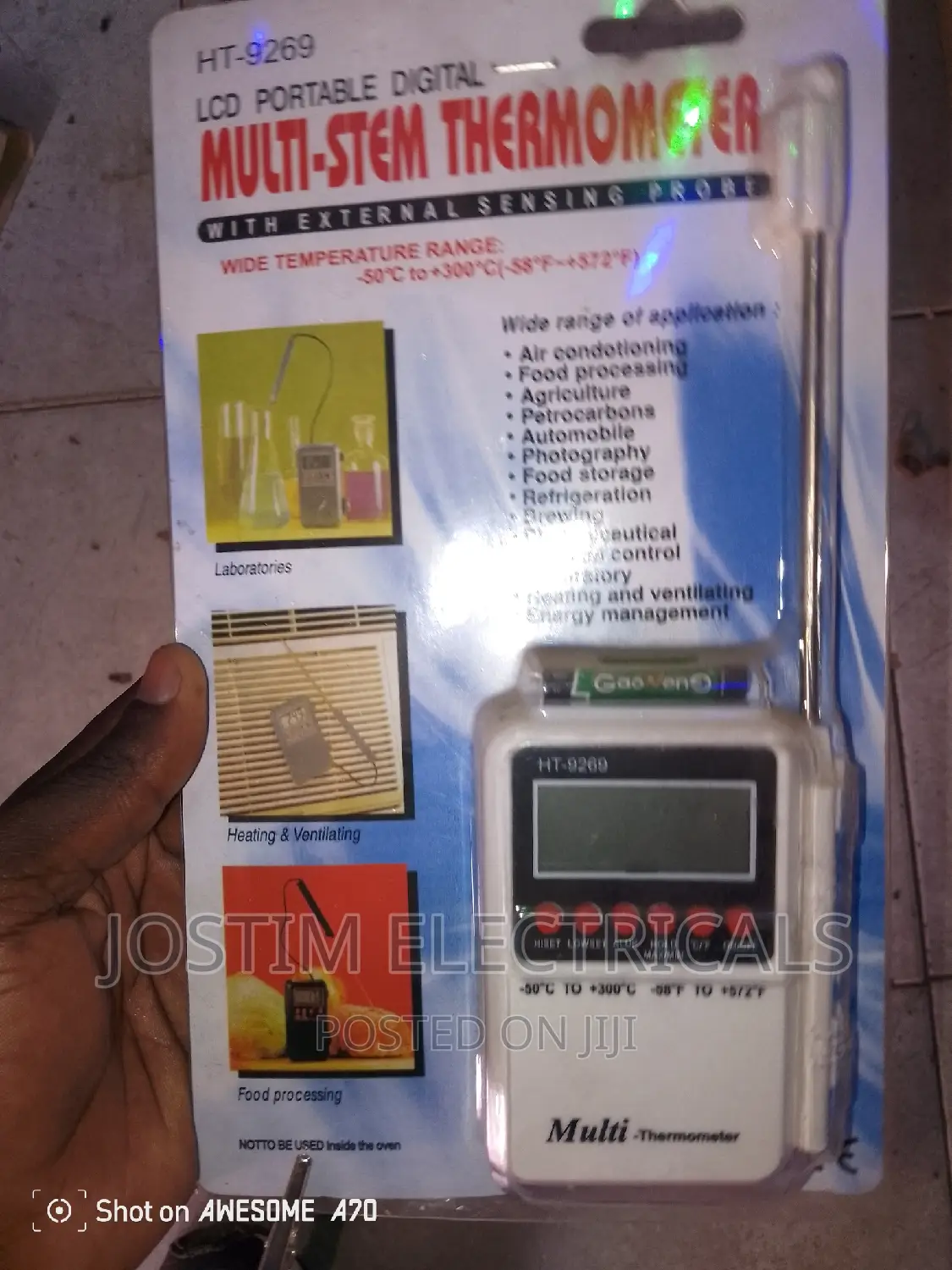 High Temperature Multi- Stem Thermometer
