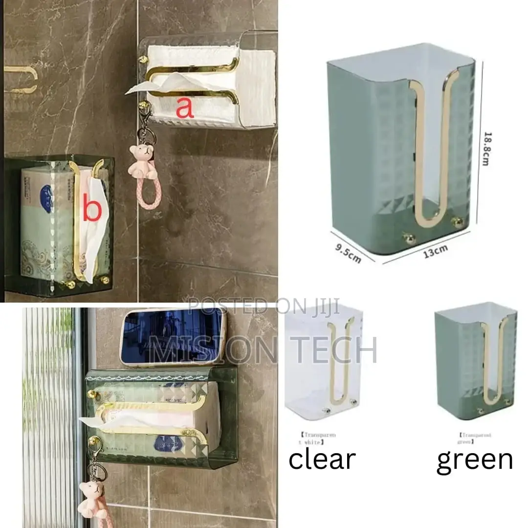 Gold Plated Luxury Wall Hanging Tissue