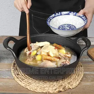 Cast Iron Wok Pan