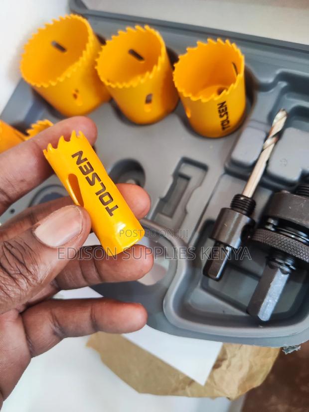 Hole Saw Set Tolsen 9pcs Bi-Metal Hole Saw Set 75861 - thumbnail 4