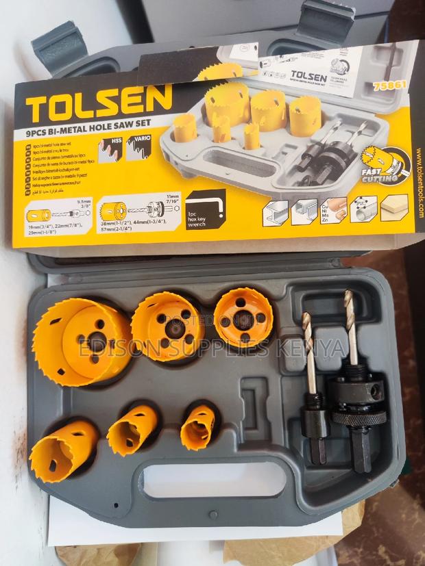 Hole Saw Set Tolsen 9pcs Bi-Metal Hole Saw Set 75861 - main view