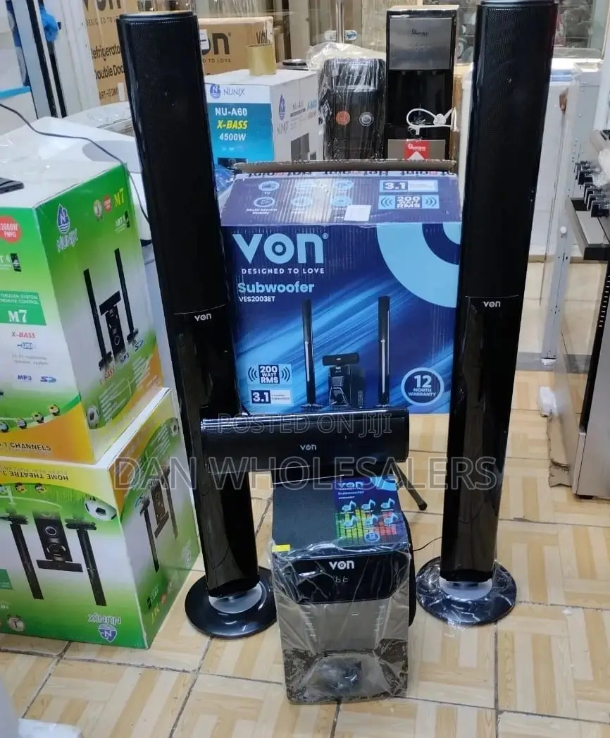 VON 3.1CH Subwoofer,Tall Boy-200w