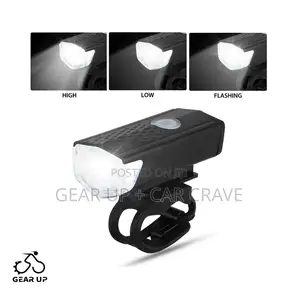 Bicycle Front Back Rechargeable Torch Light