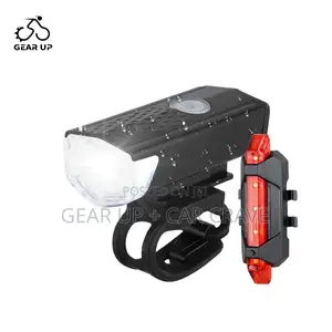Bicycle Front Back Rechargeable Torch Light