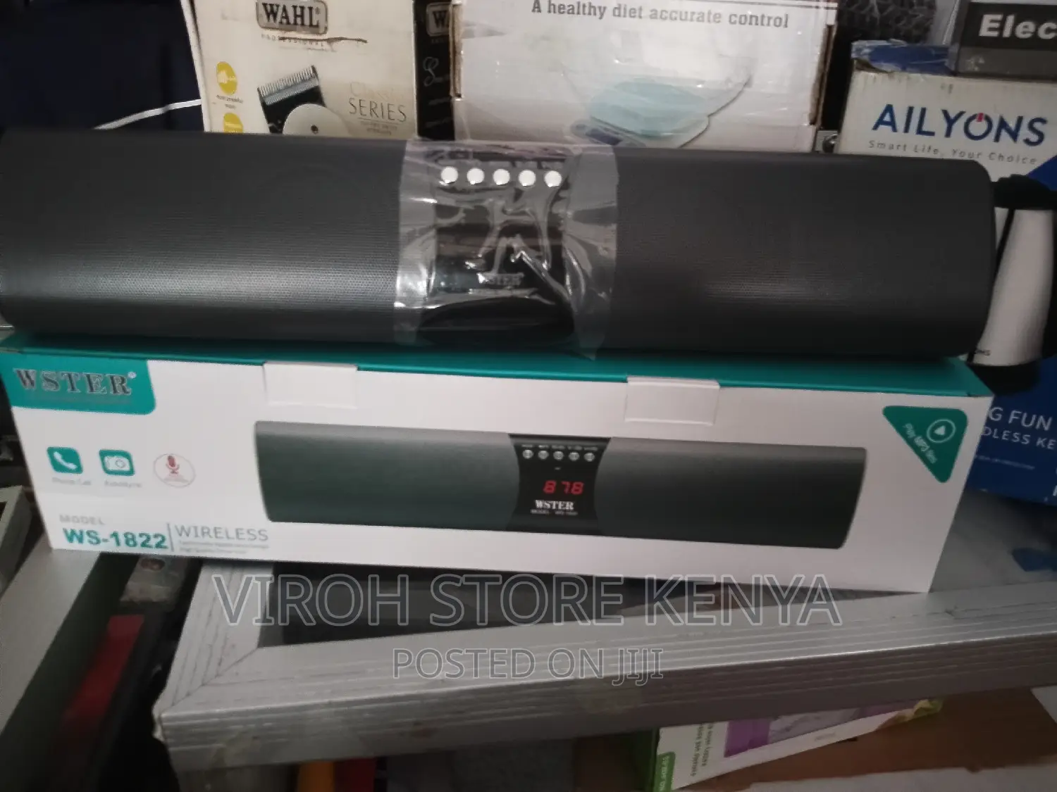 WS-1822 Wireless Portable Soundbar Speaker