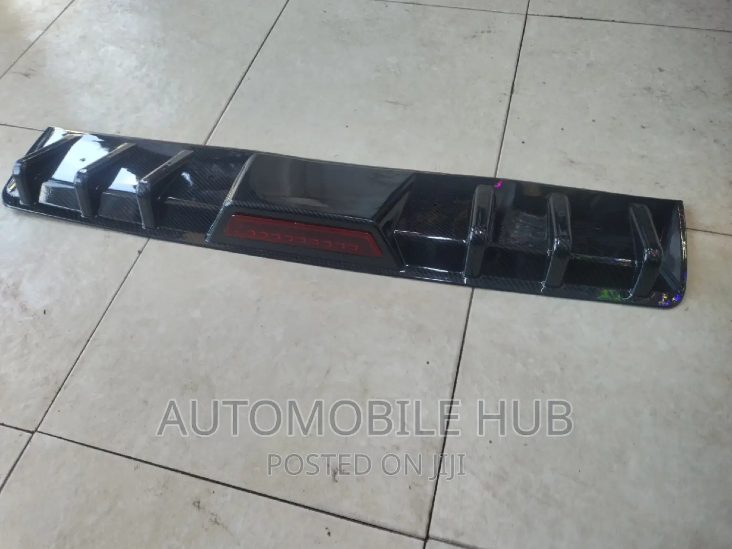 6fin Carbon Rear Bumper Lip Bumper Diffuser