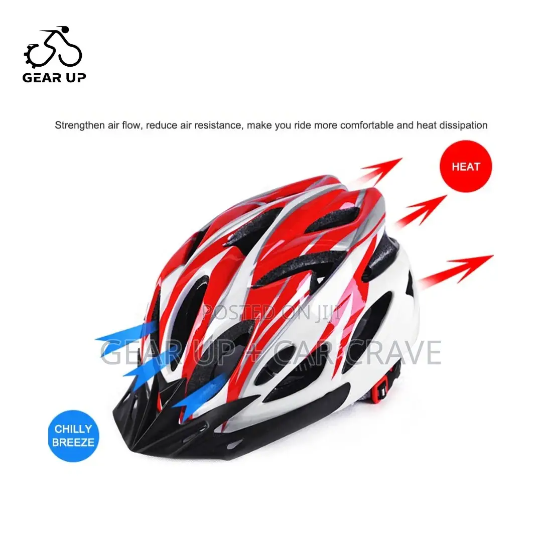 Bicycle Skating Kids Adult Helmet Cycling Red