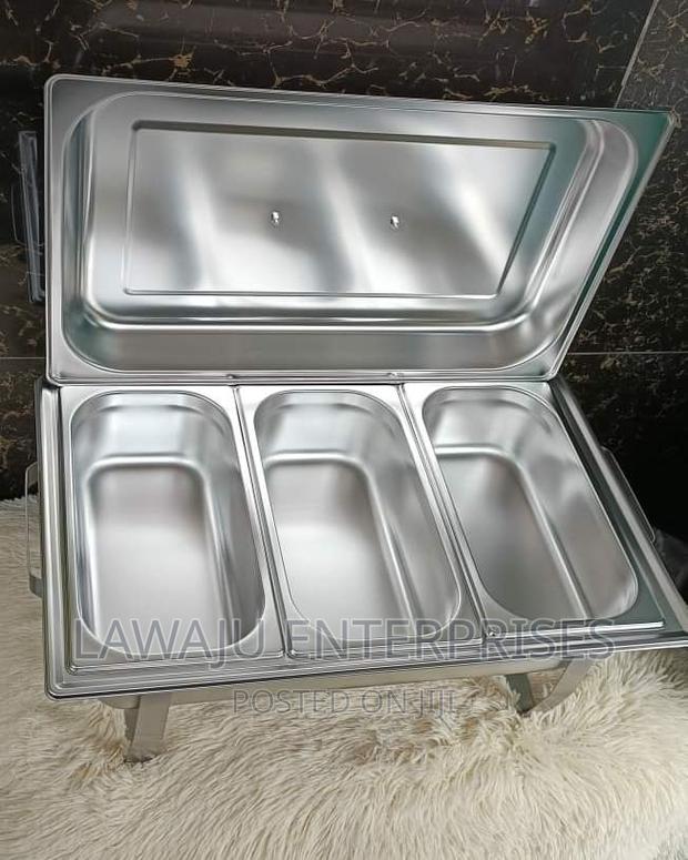 Red Berry Triple Chaffing Dish - main view