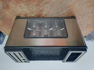 Stainless Kitchen Shelves With Spice Shelf