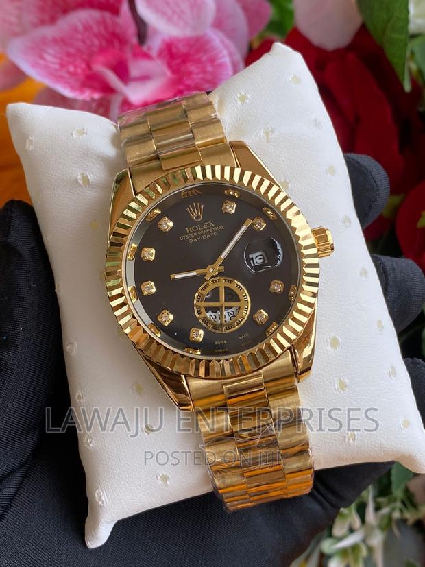 Gold Rolex Men's Watch - main view