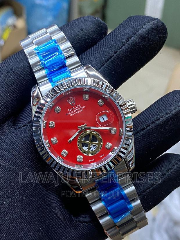 Silver Rolex Men's Watch
